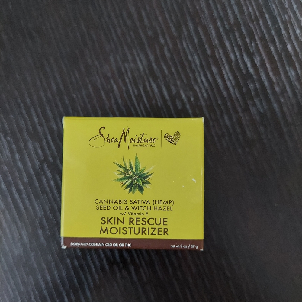 Shea Moisture Cannabis & Witch Hazel Skin Rescue Moisturizer 2 Oz Item 2051